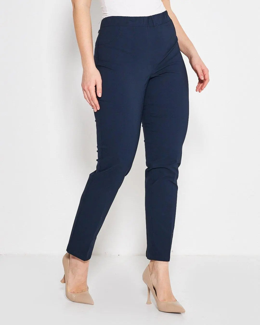 Pantalone skinny con taglio push-up BLU DORABELLA PIU'