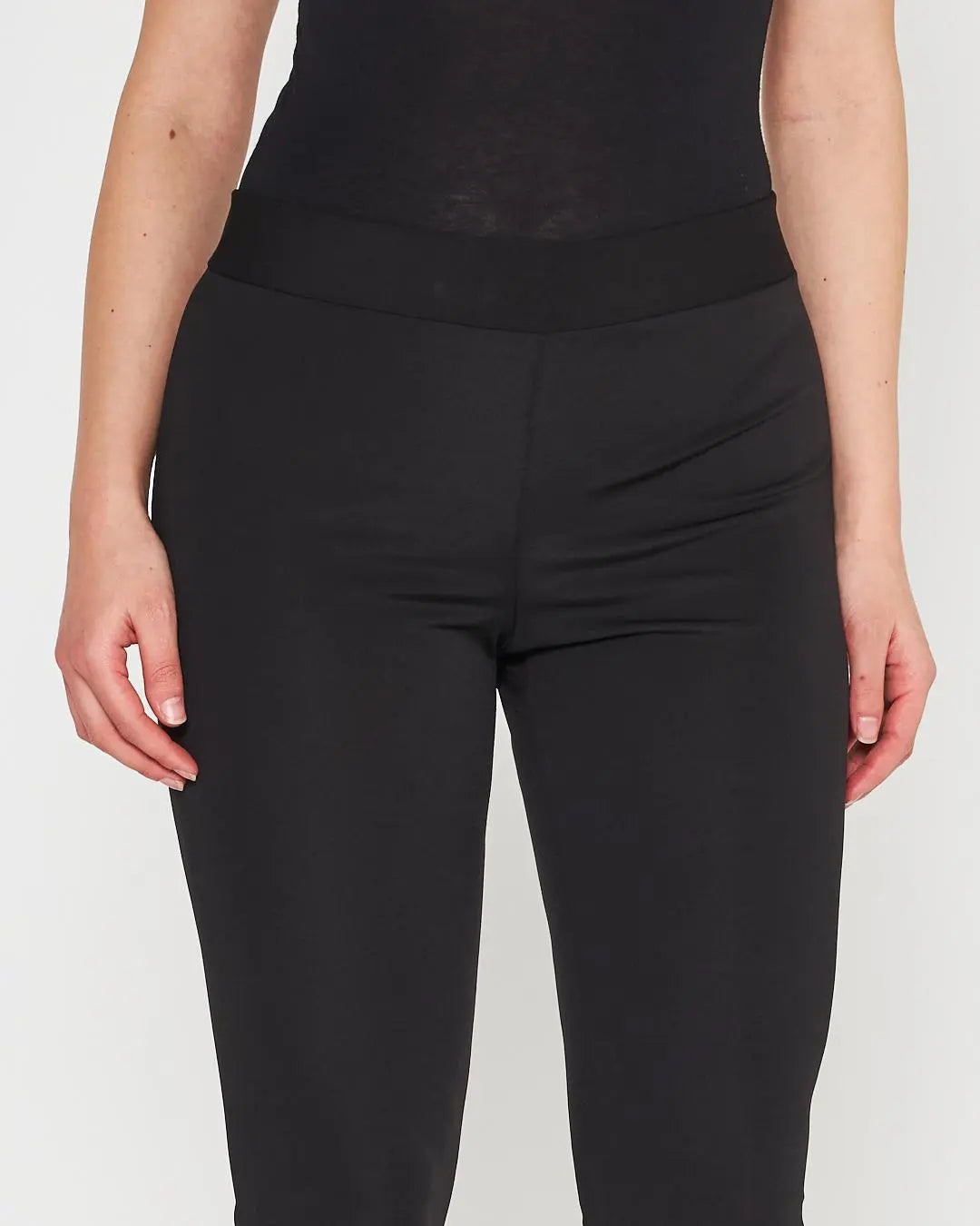 Pantalone skinny in tessuto stretch NERO DORABELLA EASY