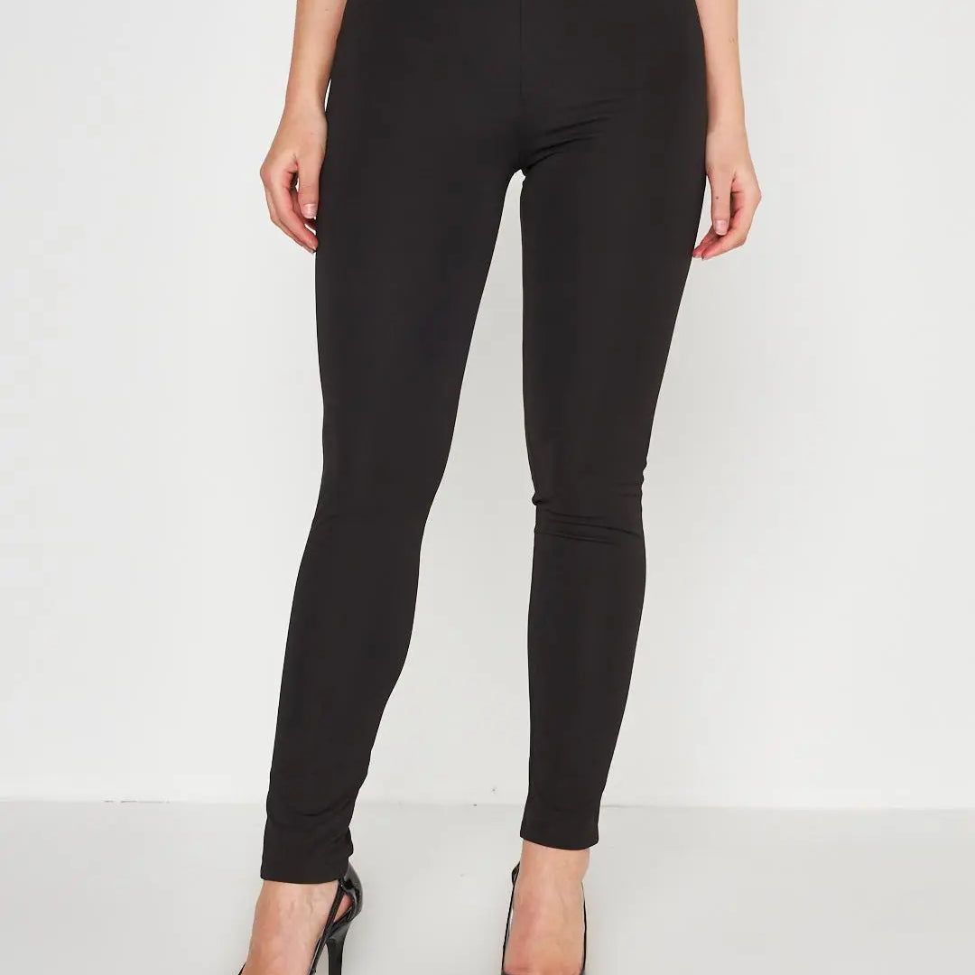 Pantalone slim con taglio push-up e bottoni NERO DORABELLA 54