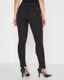 Pantalone slim con taglio push-up e bottoni NERO DORABELLA