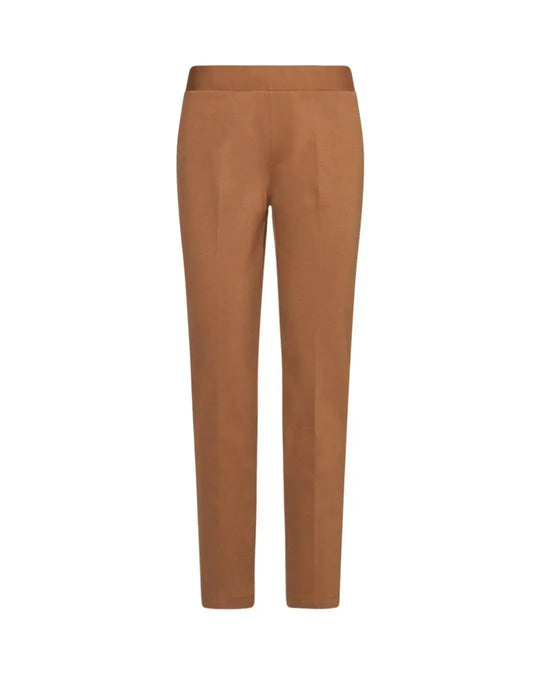 Pantalone slim viscosa con carré posteriore CAMMELLO DORABELLA