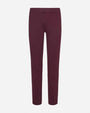 Pantalone slim viscosa con carré posteriore PRUGNA DORABELLA