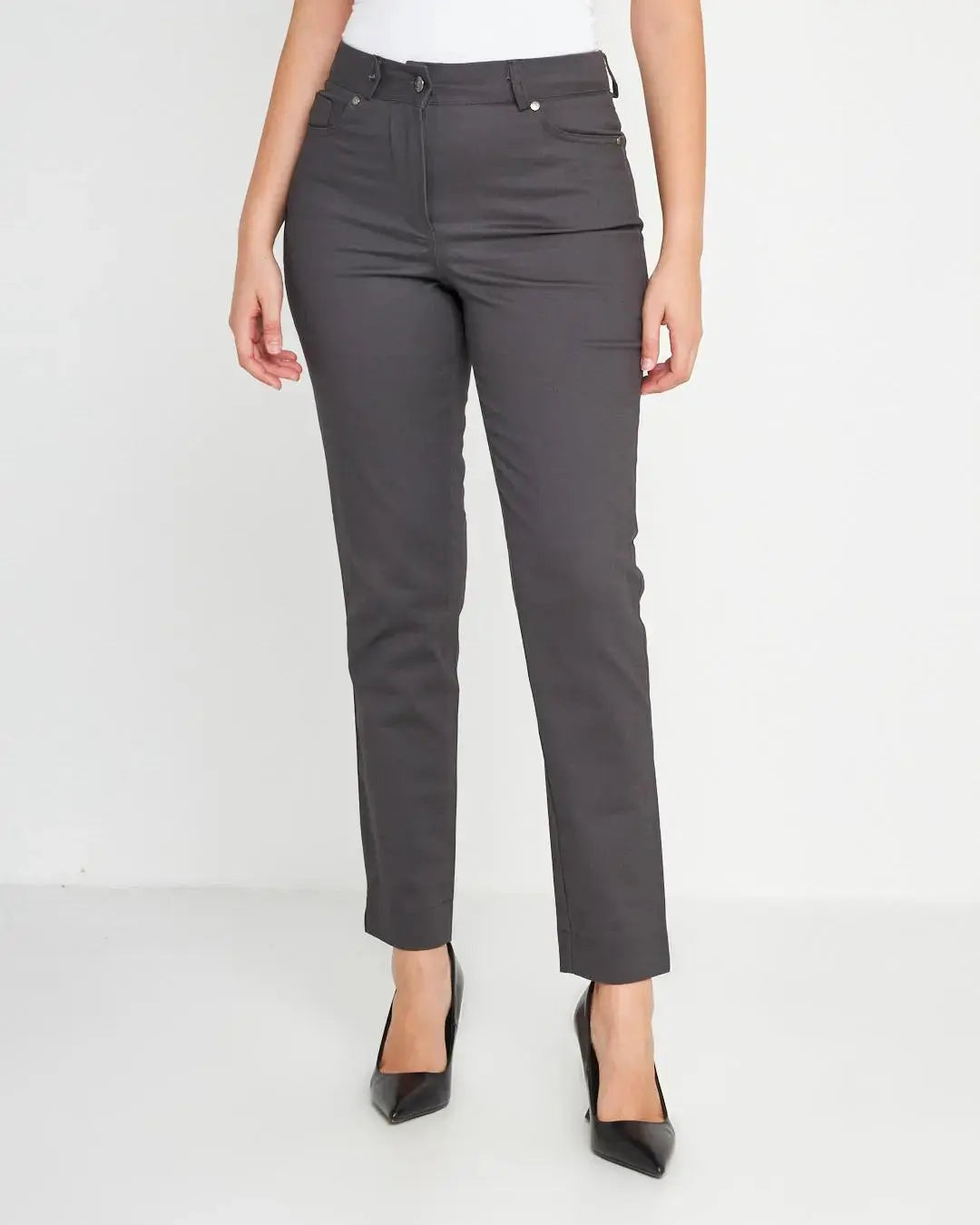 Pantalone tasca ricamata ANTRACITE DORABELLA