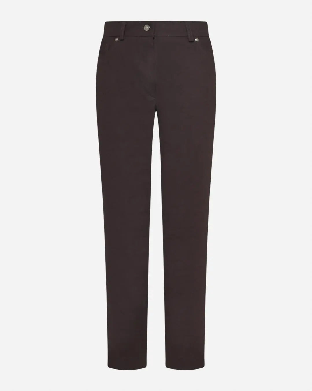 Pantalone tasca ricamata MORO DORABELLA