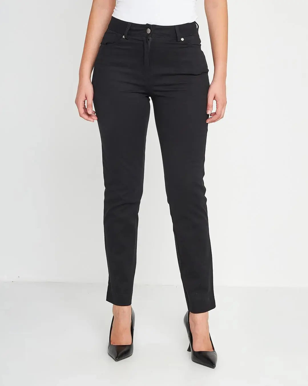 Pantalone tasca ricamata NERO DORABELLA