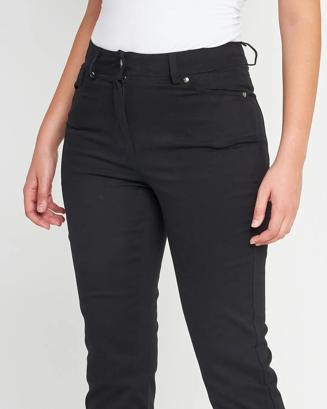 Pantalone tasca ricamata NERO DORABELLA