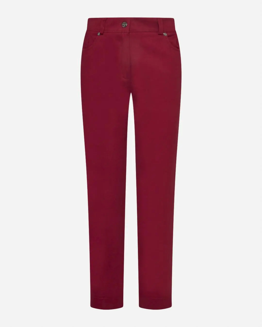 Pantalone tasca ricamata ROSSO DORABELLA