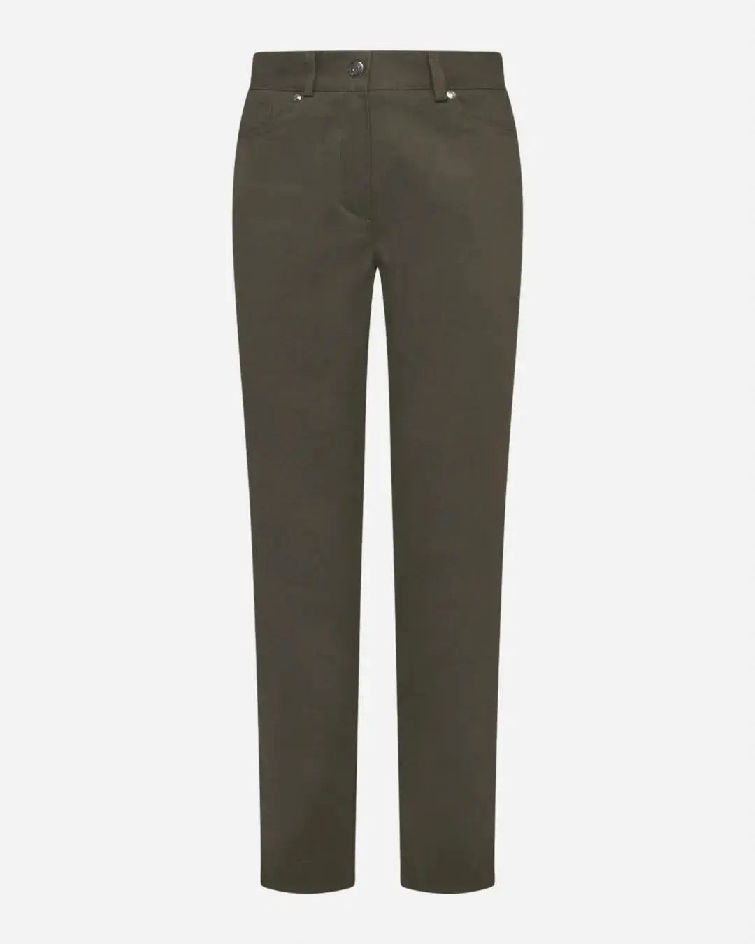 Pantalone tasca ricamata VERDE MILITARE DORABELLA