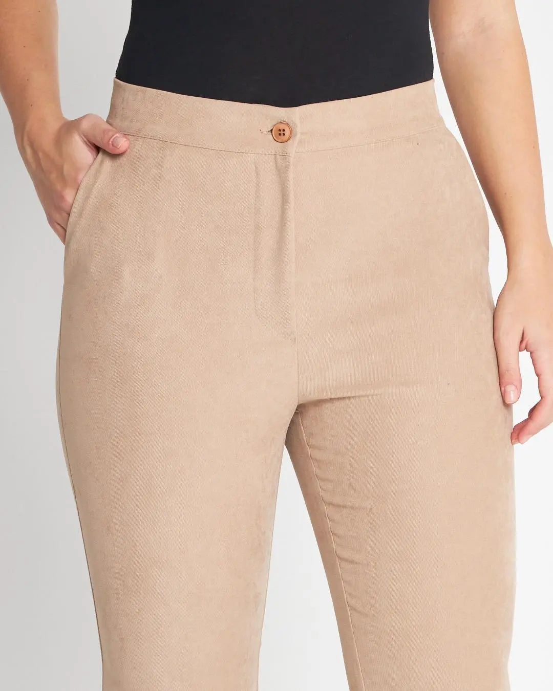 Pantalone velluto BEIGE DORABELLA