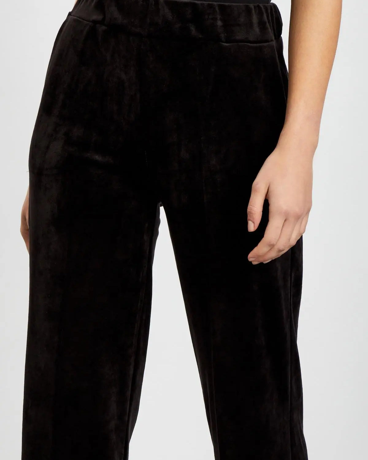 Pantalone velluto NERO IRONICA