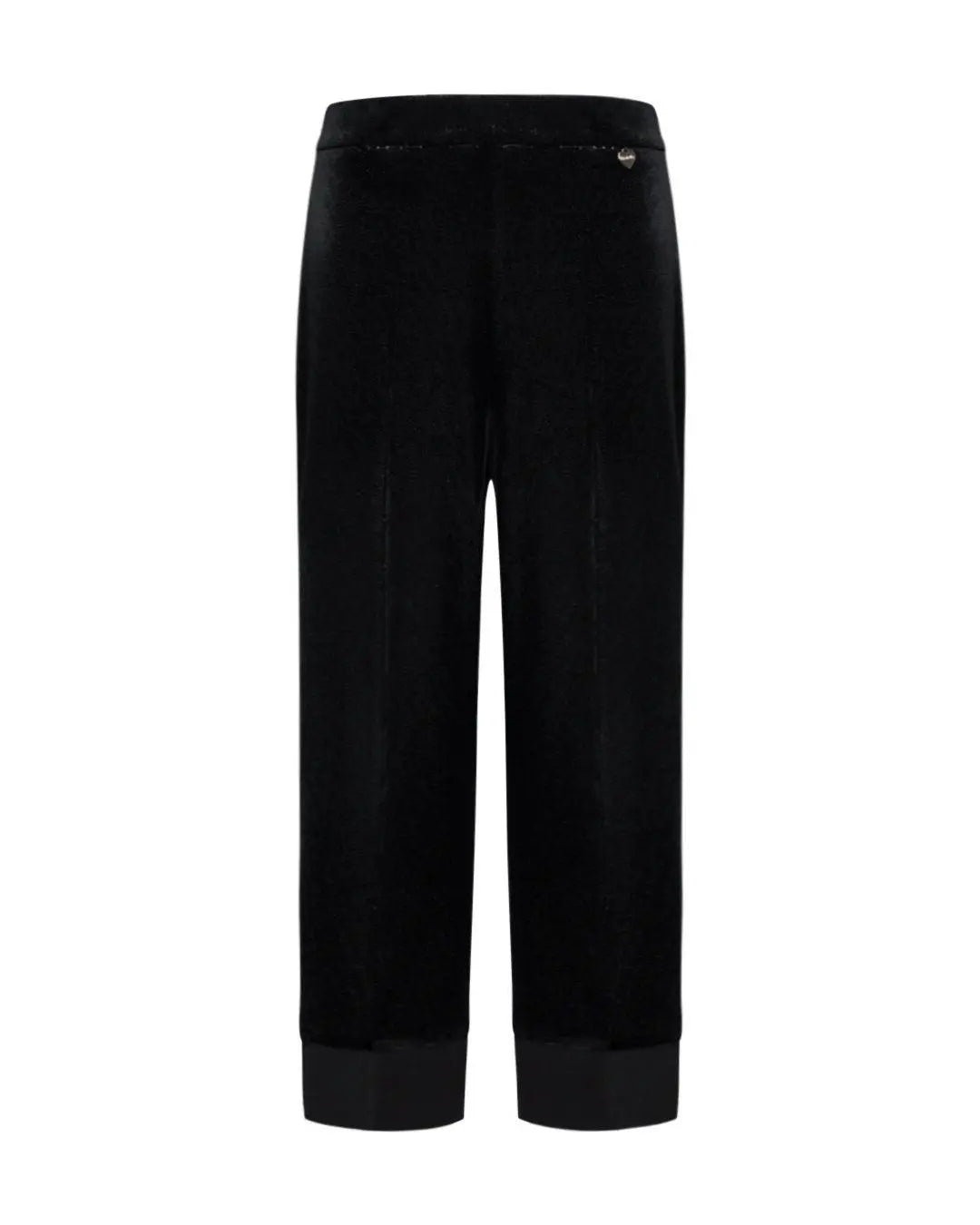 Pantalone velluto lurex NERO DORABELLA