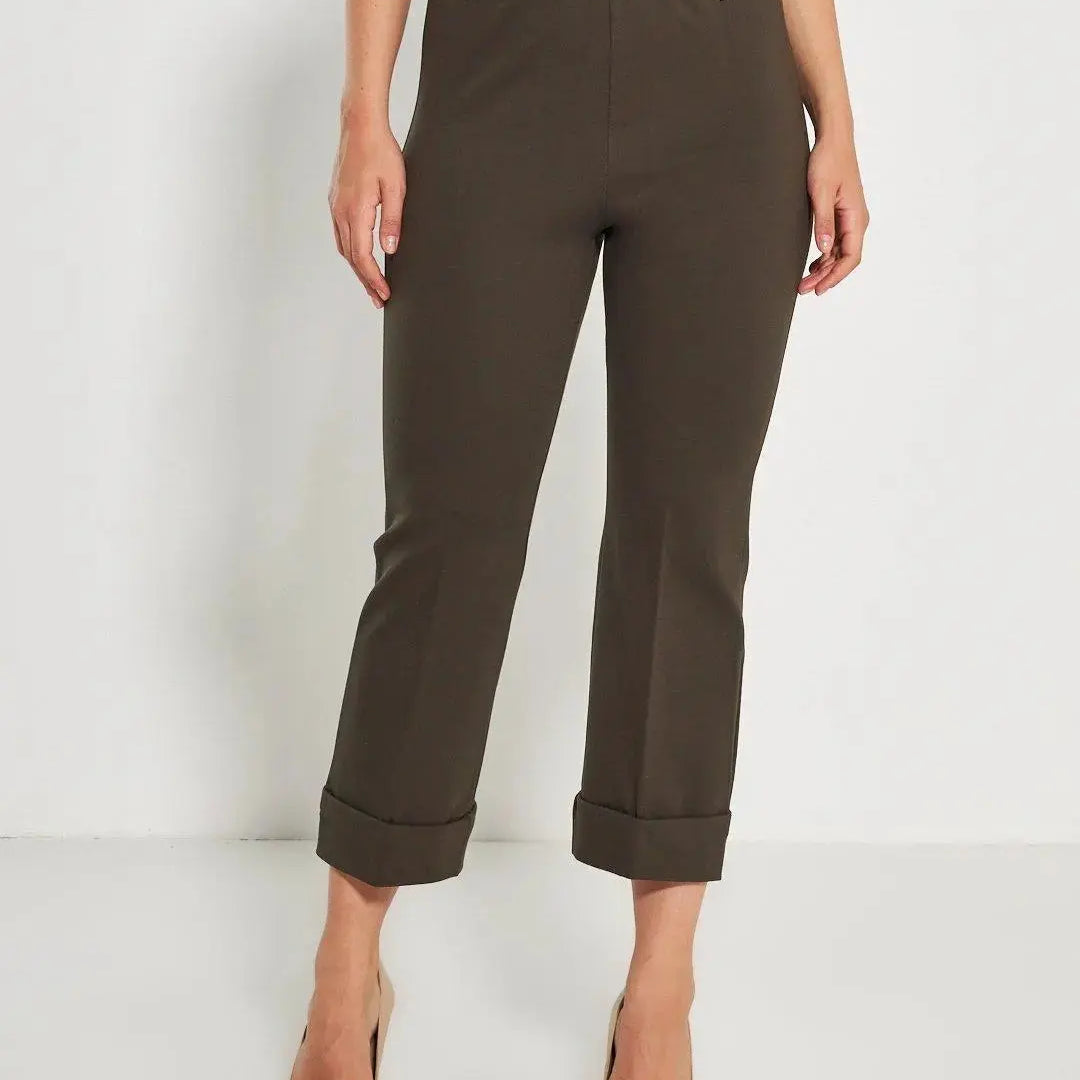 Pantalone zampetta VERDE MILITARE DORABELLA XXL