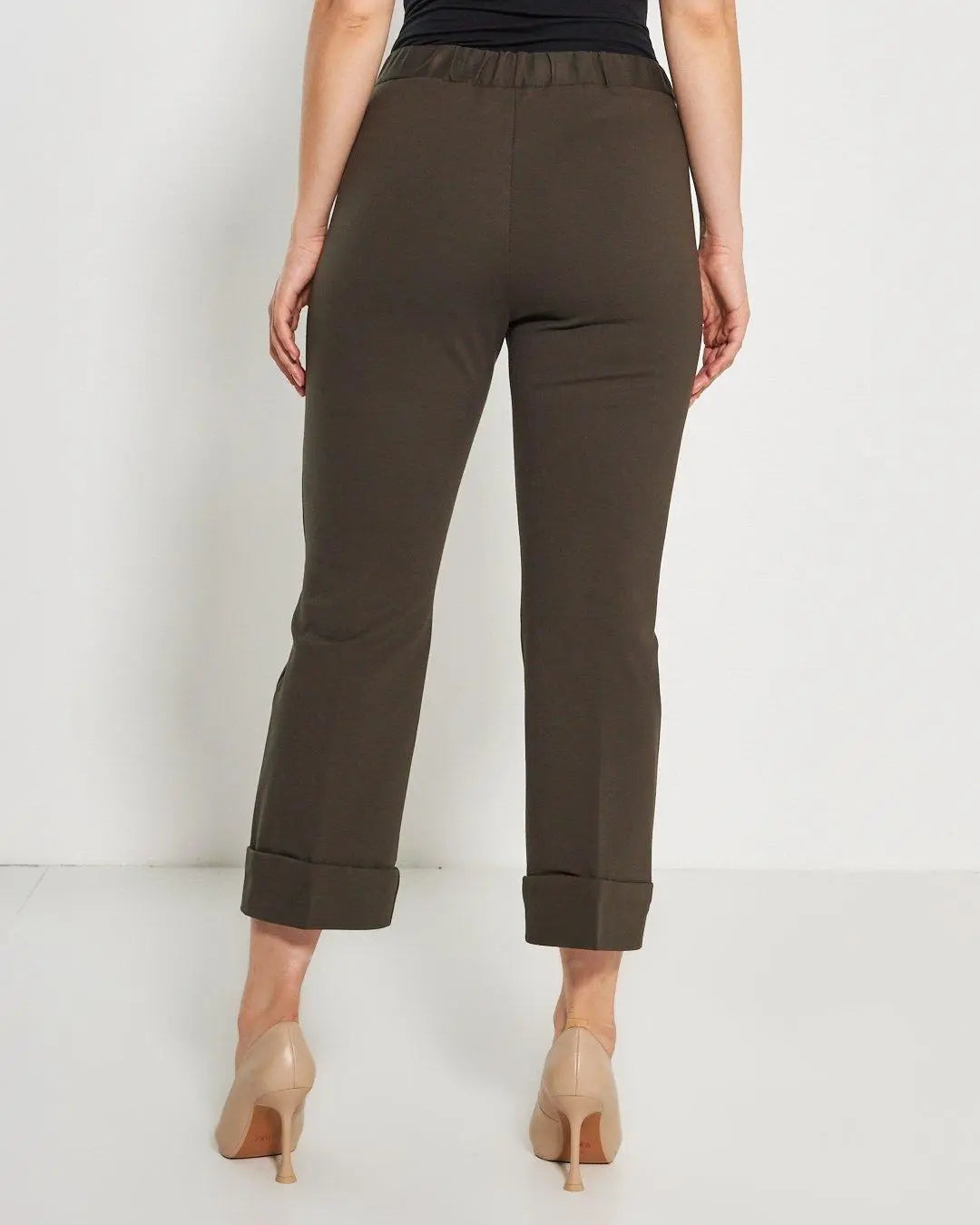 Pantalone zampetta VERDE MILITARE DORABELLA