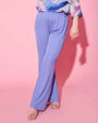 Pantalone zampetta in cady tinta unita con bustino elastico LAVANDA DORABELLA PIU' 49