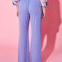 Pantalone zampetta in cady tinta unita con bustino elastico LAVANDA DORABELLA PIU'