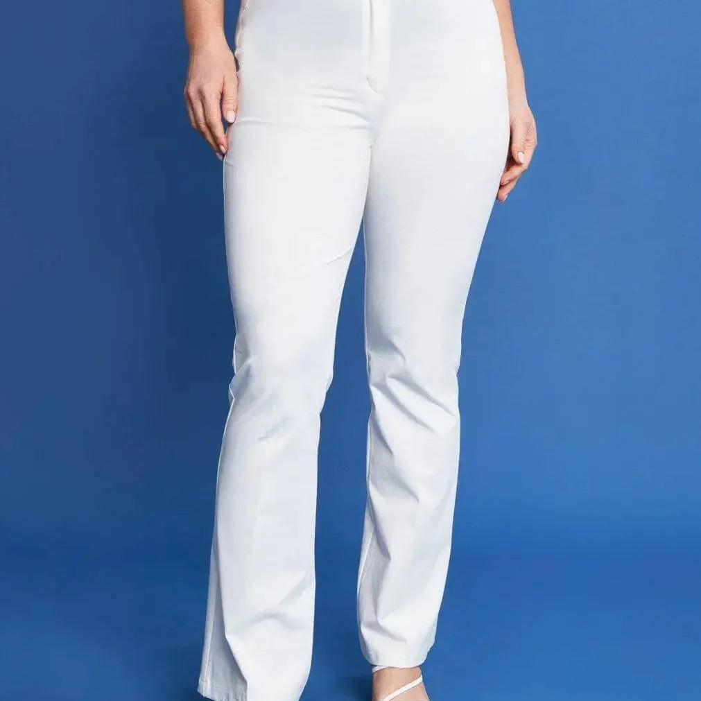 Pantalone zampetta in punto Milano BIANCO DORABELLA XXL