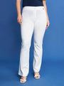 Pantalone zampetta in punto Milano BIANCO DORABELLA XXL