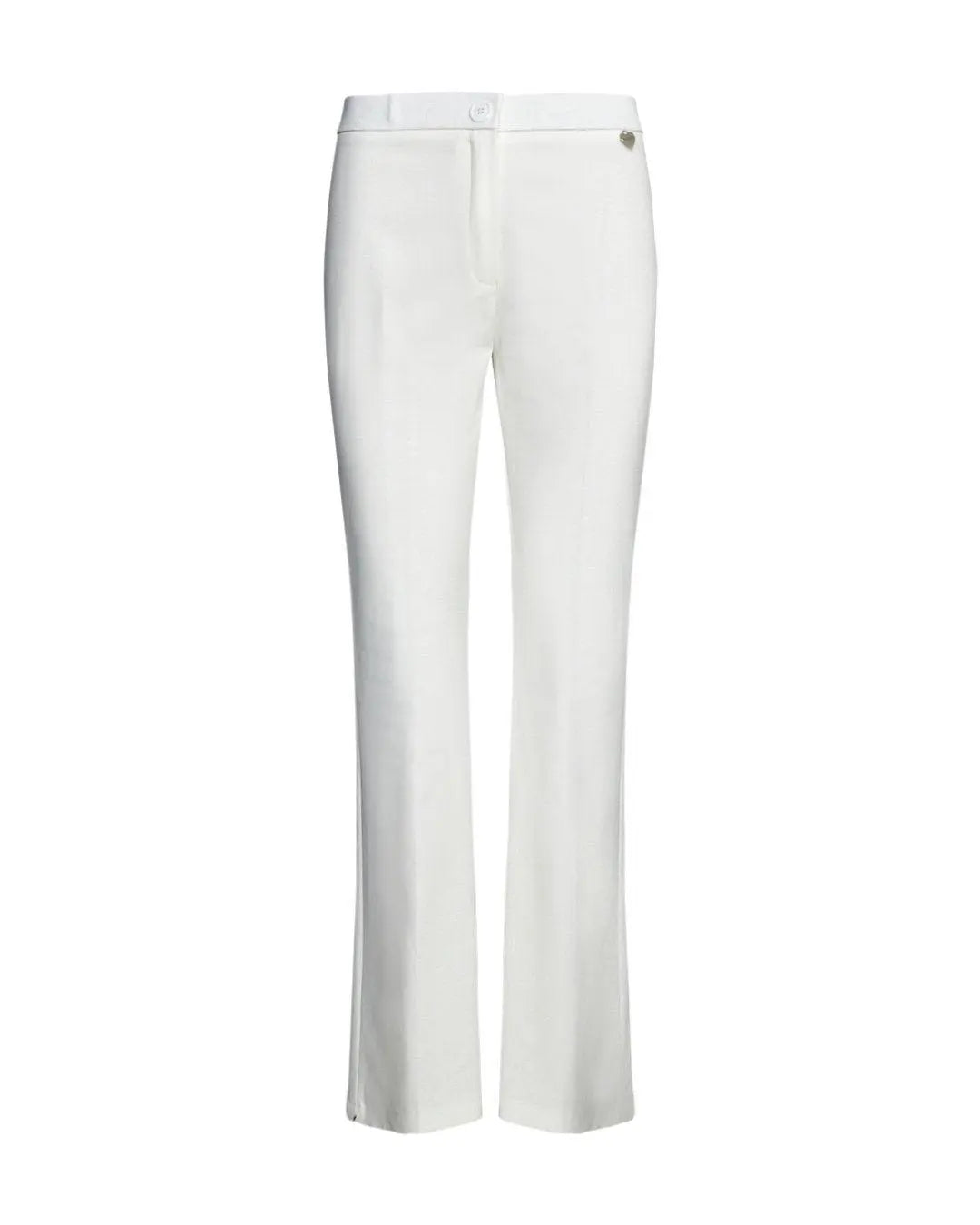 Pantalone zampetta in punto Milano BIANCO DORABELLA