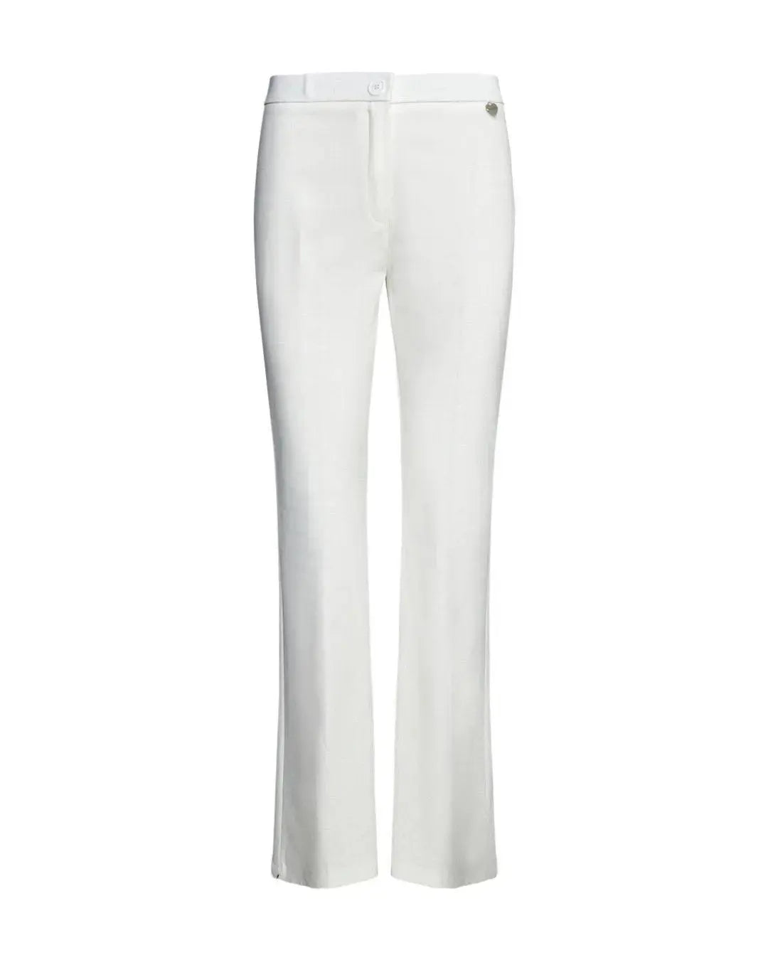 Pantalone zampetta in punto Milano BIANCO DORABELLA