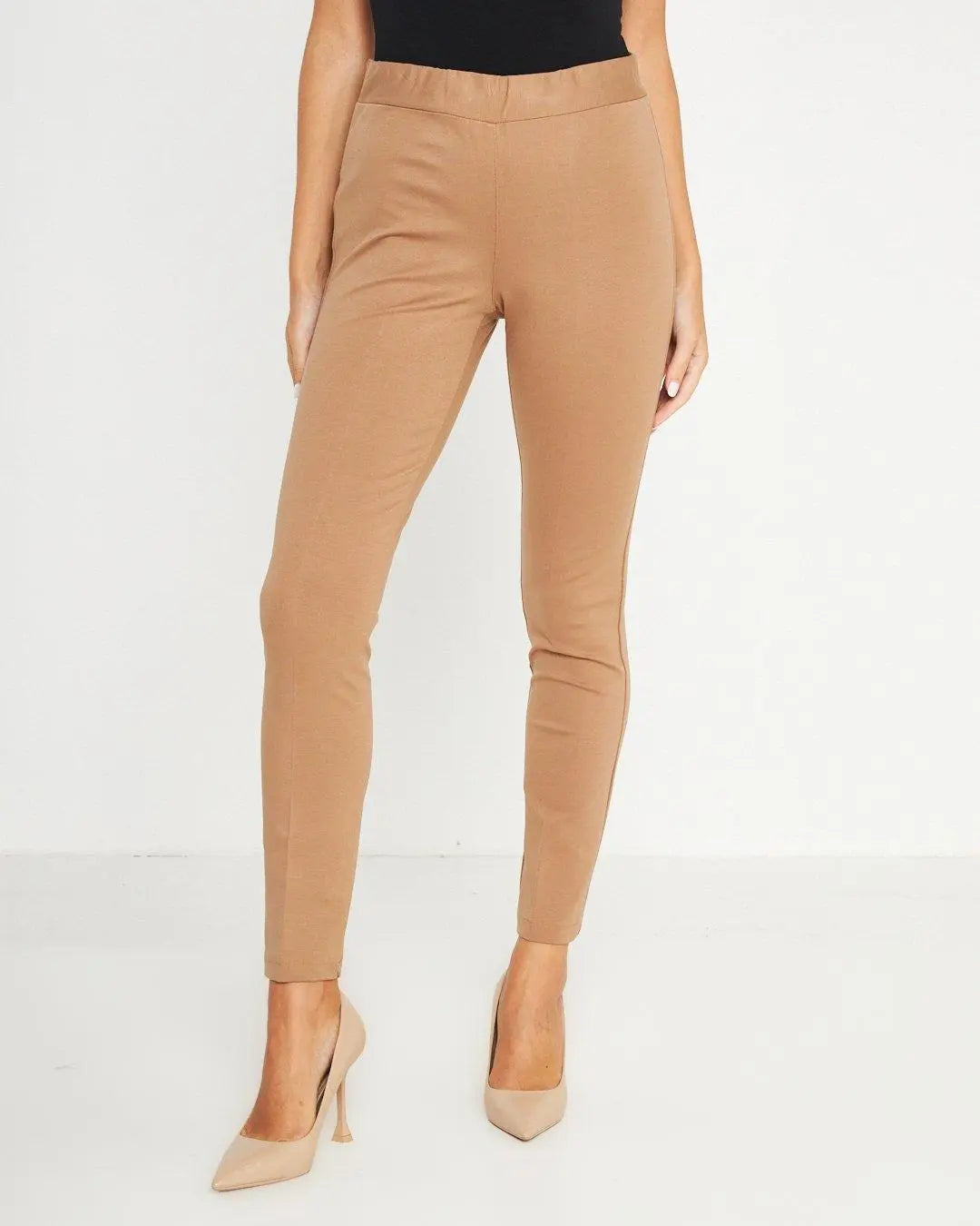 Pantaloni con bustino e vita elastica CAMMELLO DORABELLA EASY XXL