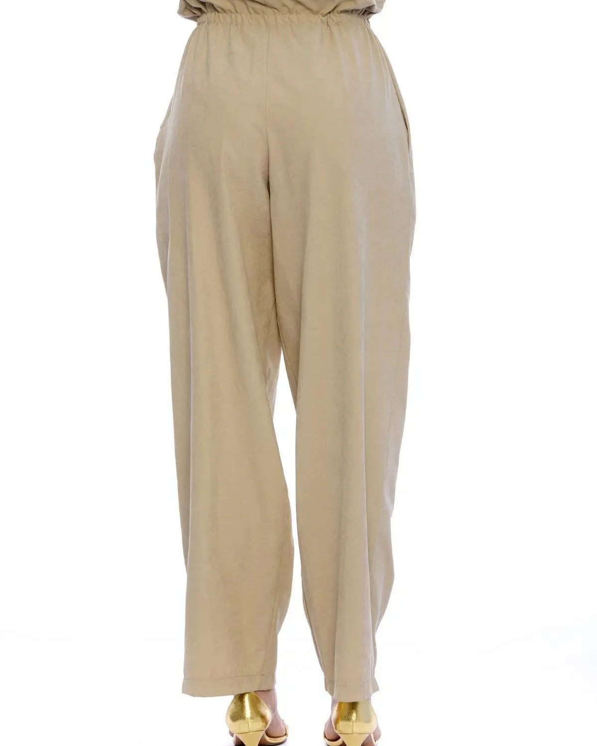 Pantaloni gamba svasata SABBIA IRONICA