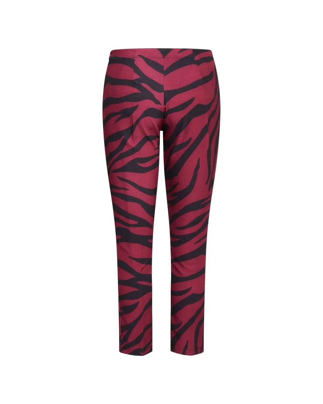Pantaloni in fantasia animalier BORD-NERO IRONICA