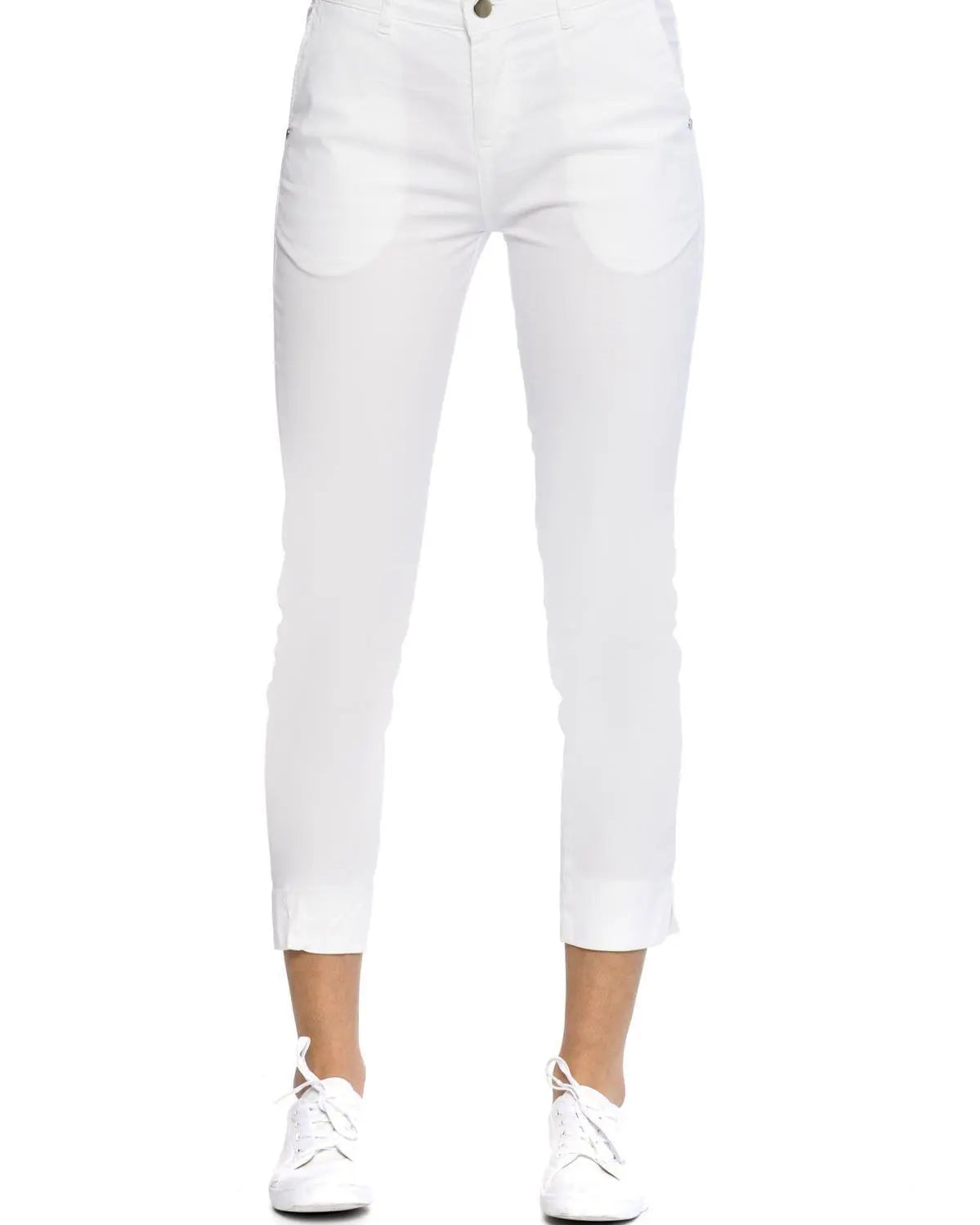 Pantaloni skinny BIANCO IRONICA 50