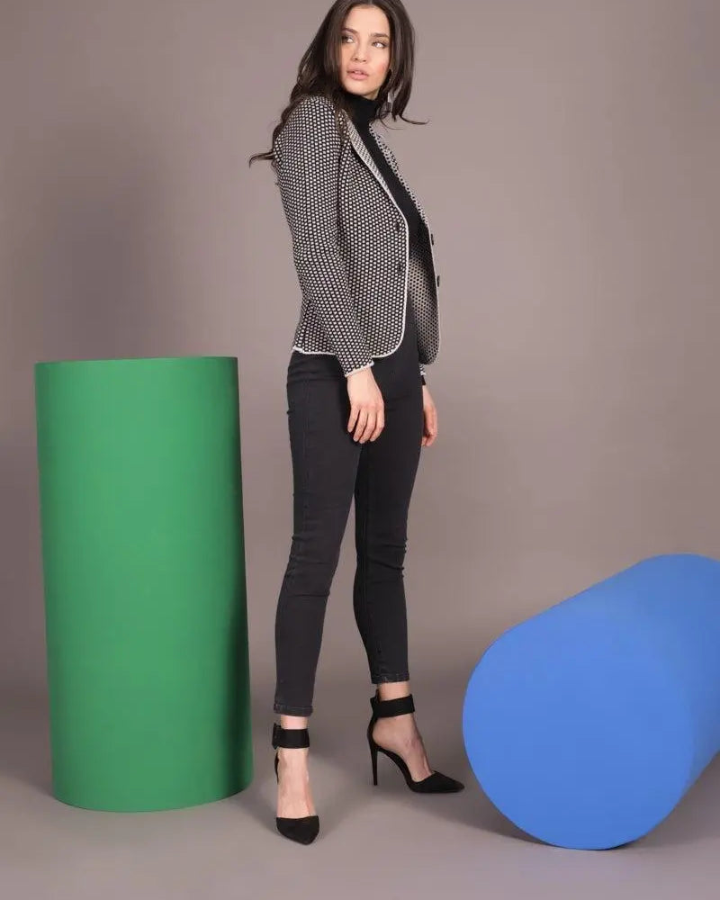 Pantaloni skinny NERO IRONICA 52