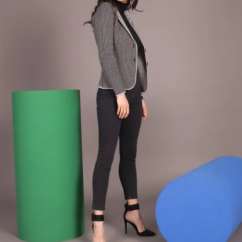 Pantaloni skinny NERO IRONICA 52