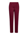 Pantaloni slim fit con vita elastica e dettaglio frontale di piega di stiro VINO DORABELLA PIU'