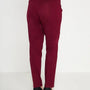 Pantaloni slim fit con vita elastica e dettaglio frontale di piega di stiro VINO DORABELLA PIU'