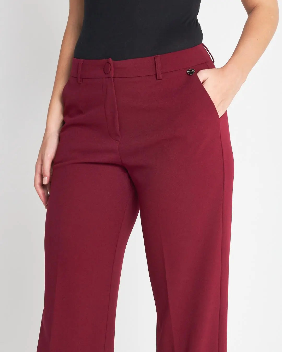 Pantapalazzo basic Bordeaux DORABELLA