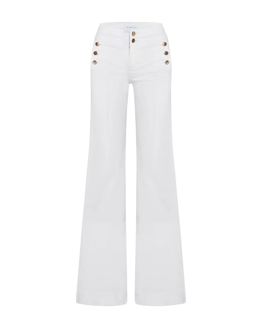 Pantapalazzo bottoni OFF WHITE IRONICA XL