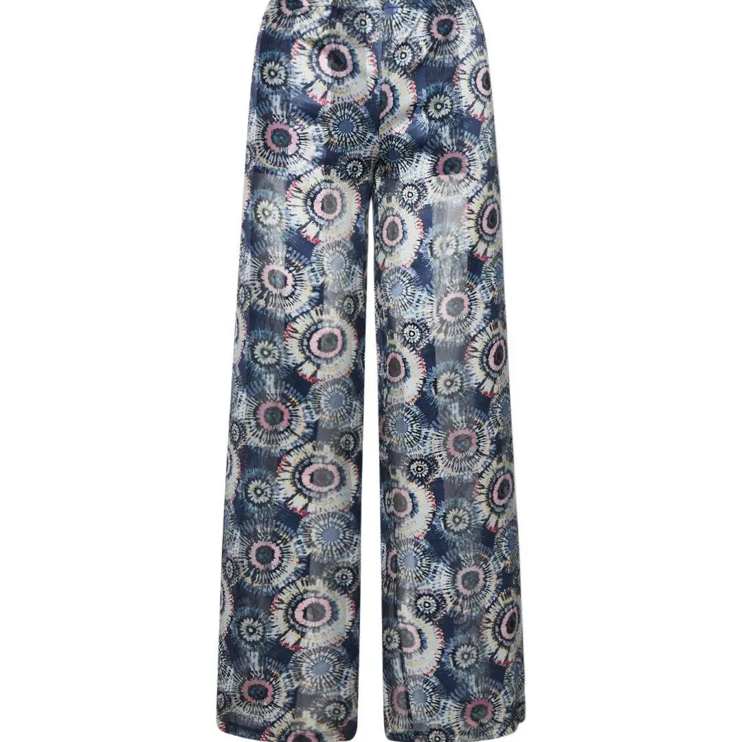 Pantapalazzo fantasia astratta BLU IRONICA 50