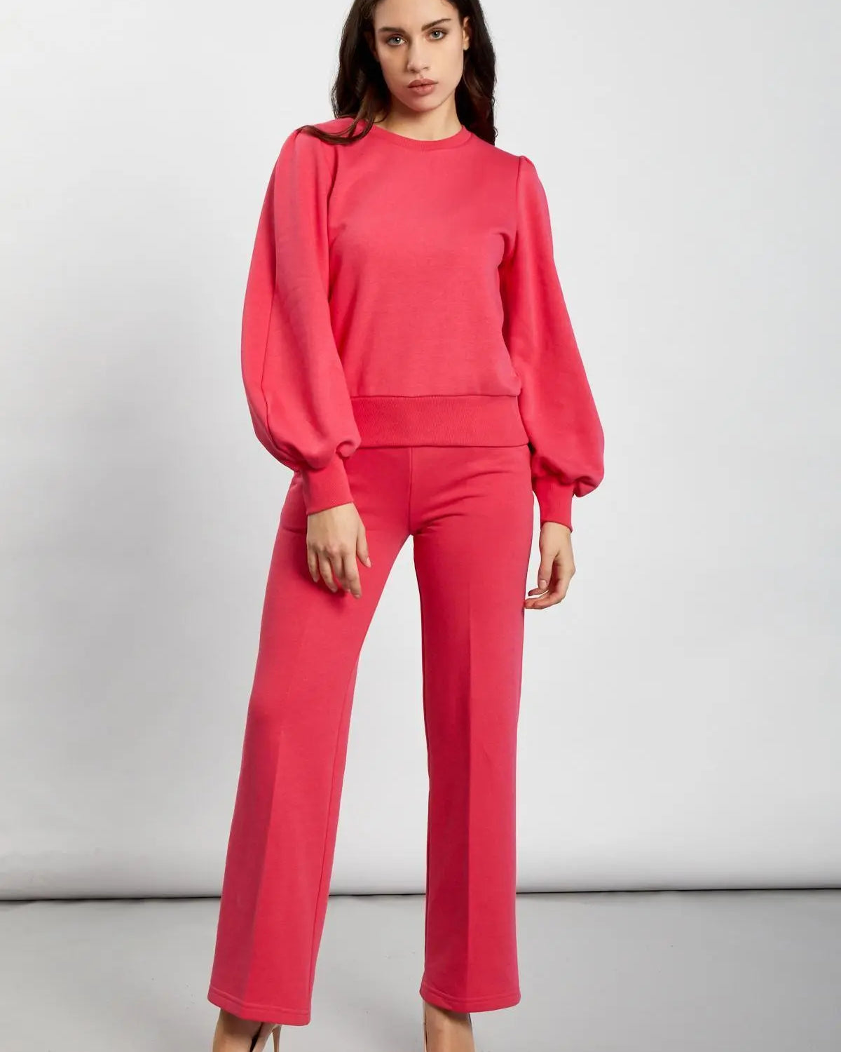 Pantapalazzo felpa MAGENTA IRONICA