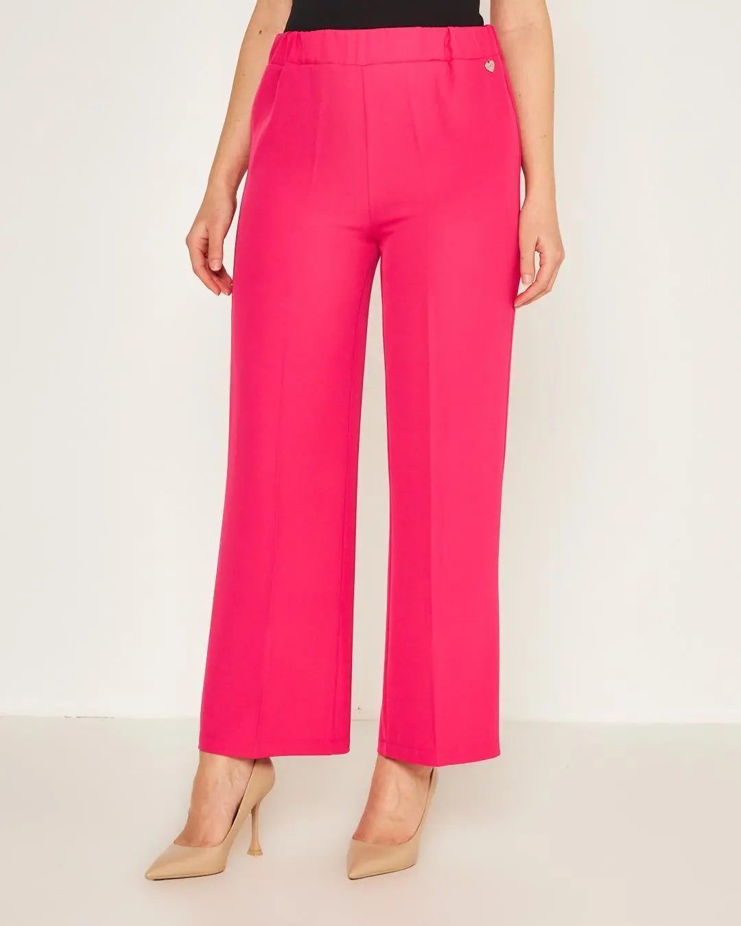 Pantapalazzo fluido FUXIA DORABELLA XXL