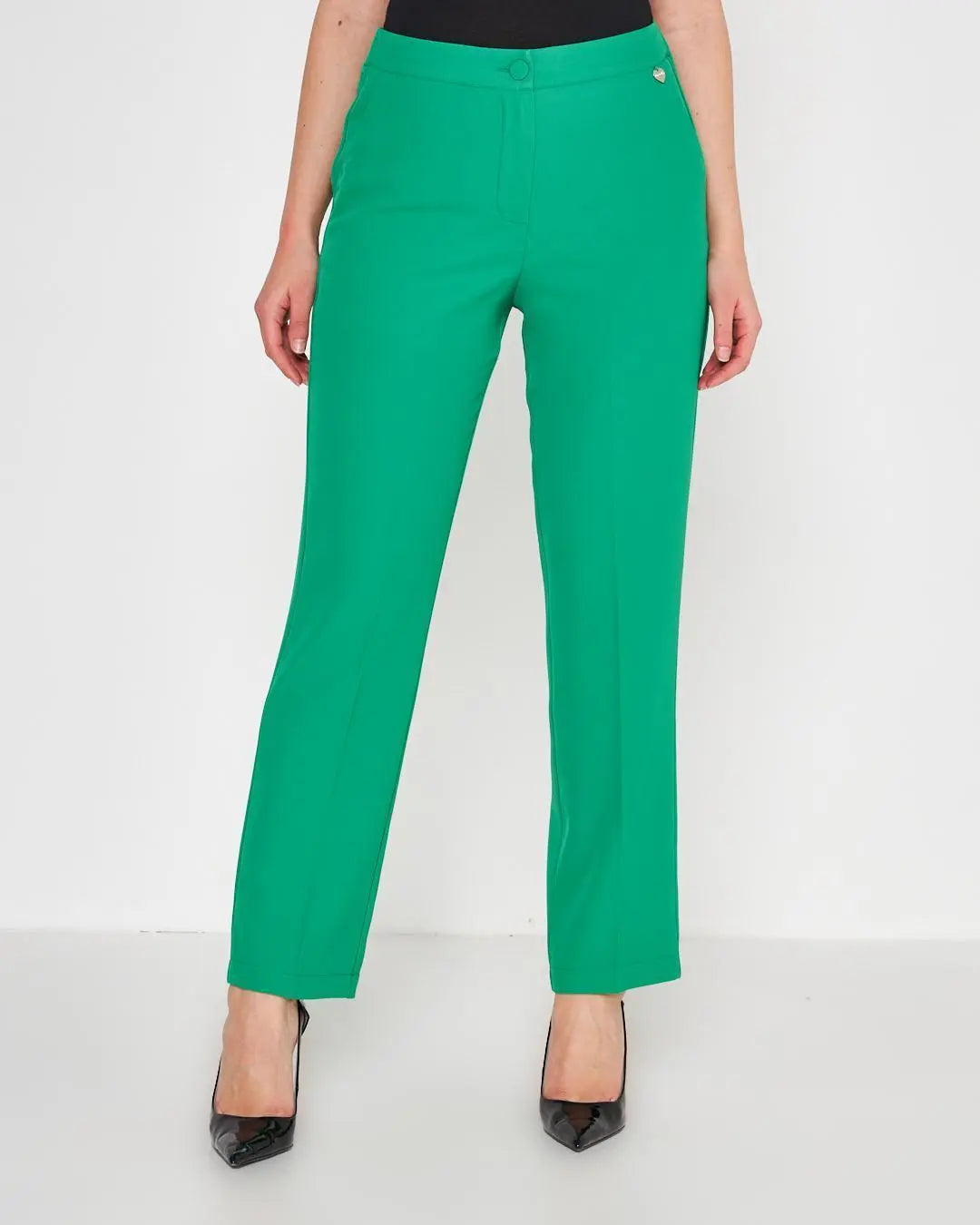 Pantapalazzo fluido Verde DORABELLA XXL