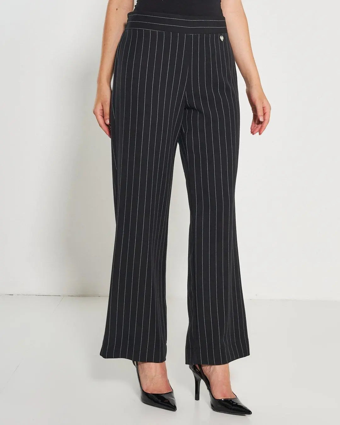 Pantapalazzo gessato NERO DORABELLA