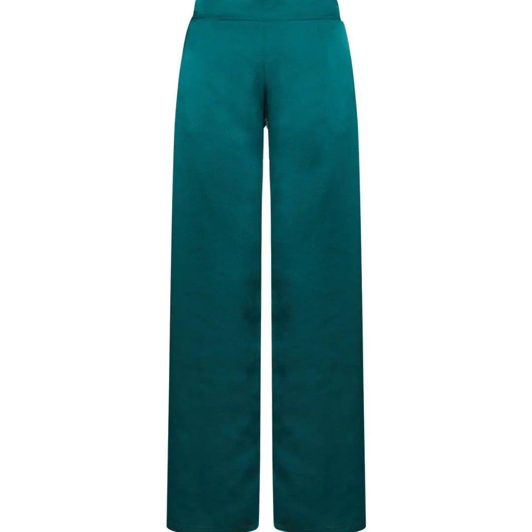 Pantapalazzo in tinta unita VERDE IRONICA 3XL