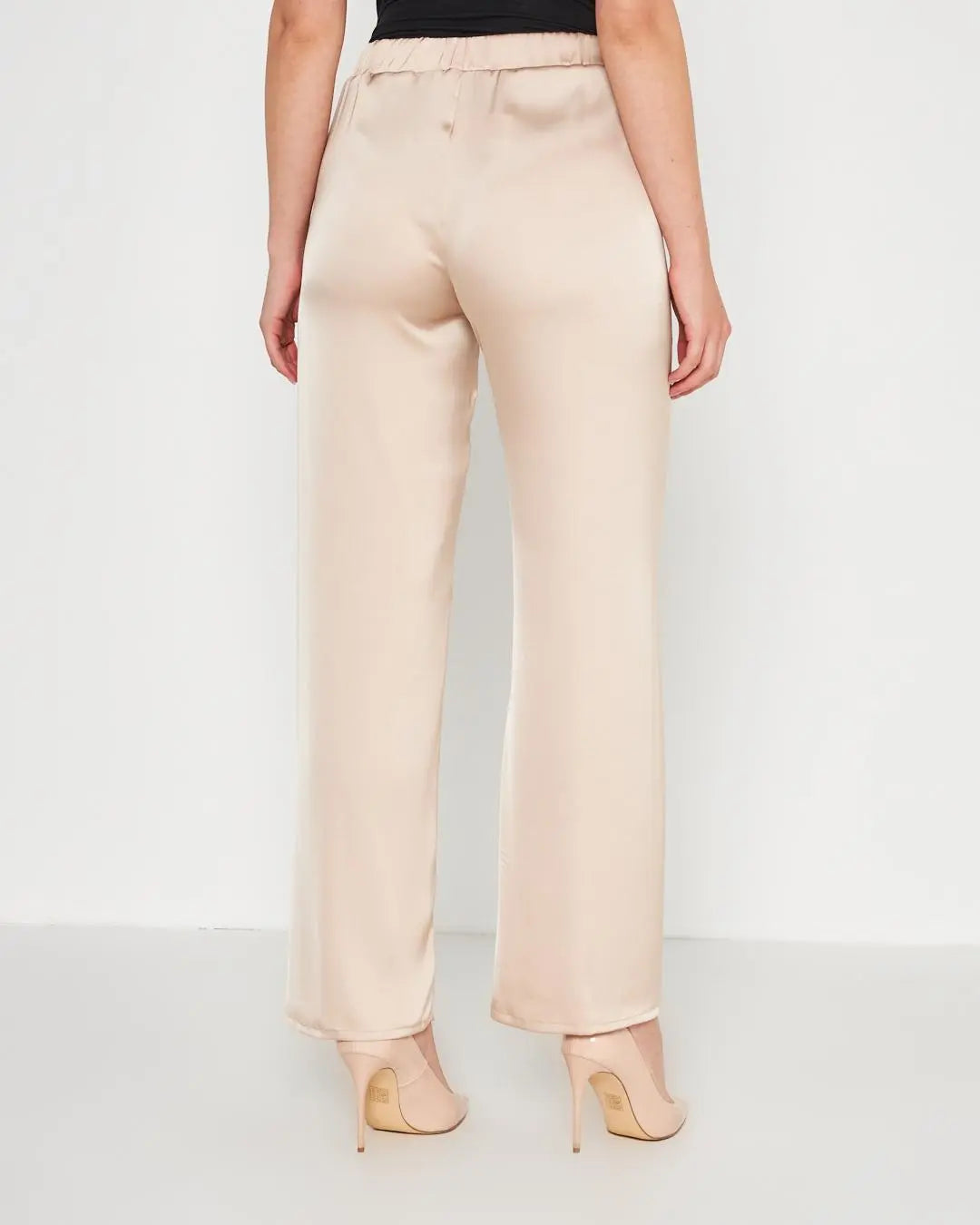 Pantapalazzo raso CHAMPAGNE DORABELLA COUTURE