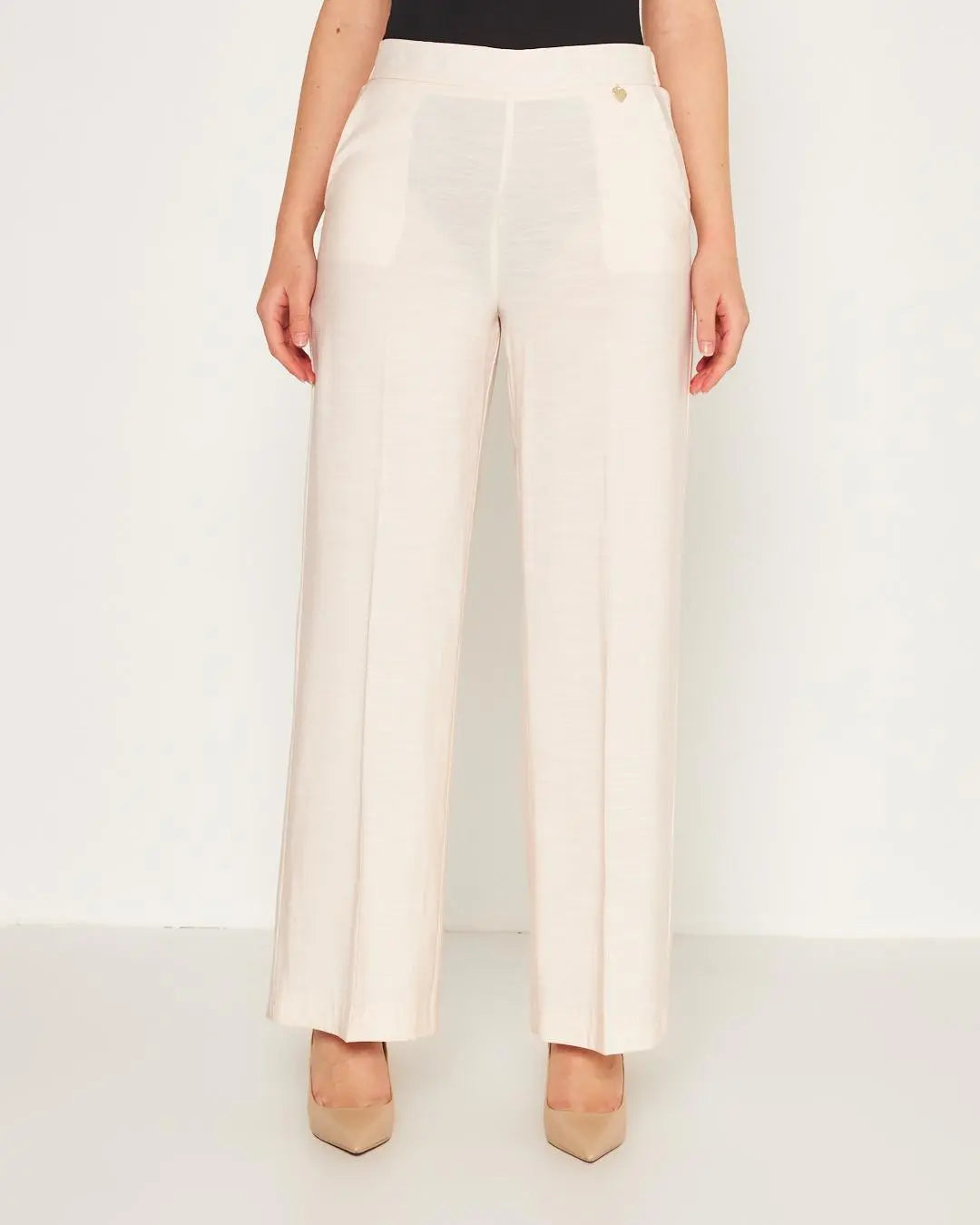 Pantapalazzo zip Beige DORABELLA XXL