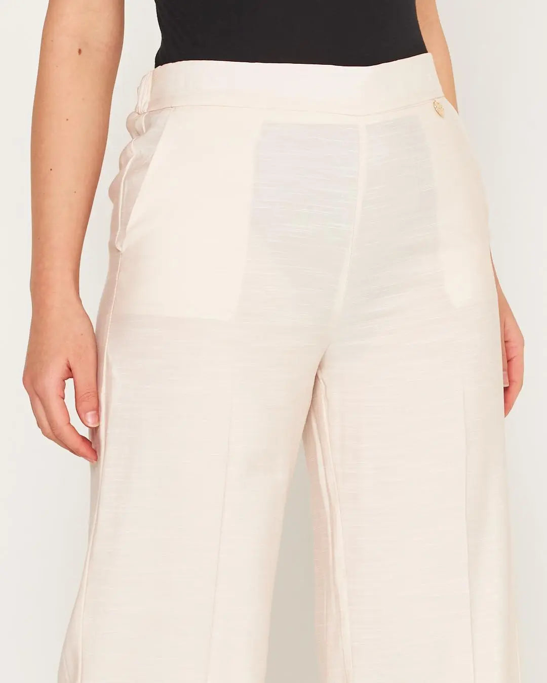 Pantapalazzo zip Beige DORABELLA
