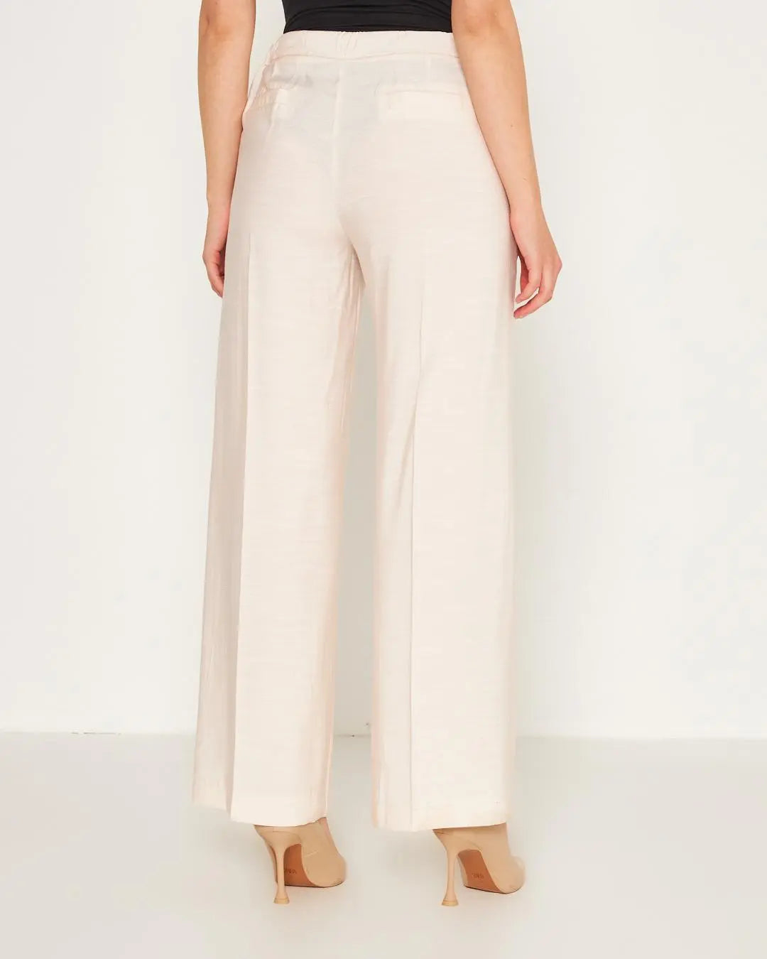 Pantapalazzo zip Beige DORABELLA