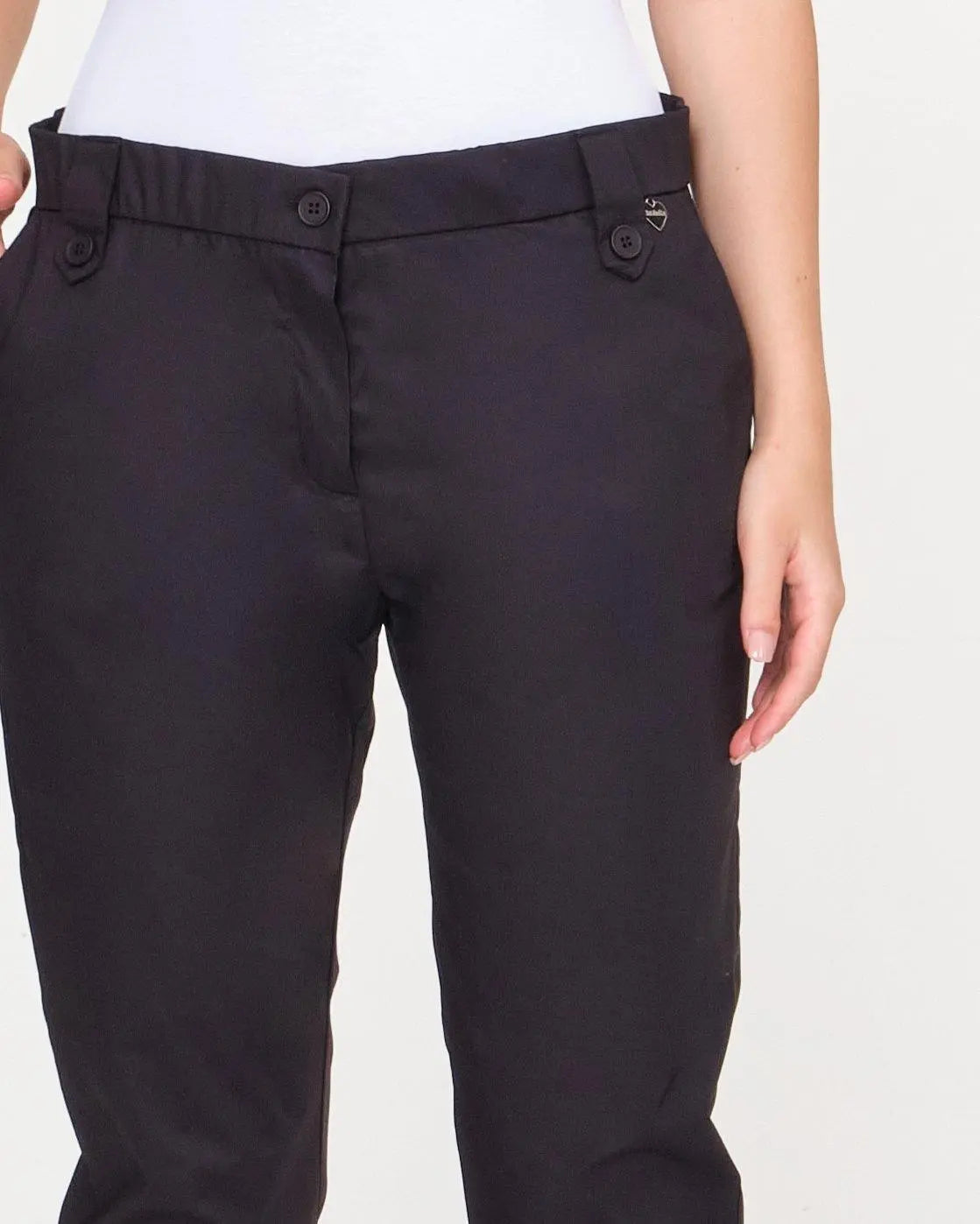 Pinocchietto in cotone NERO DORABELLA