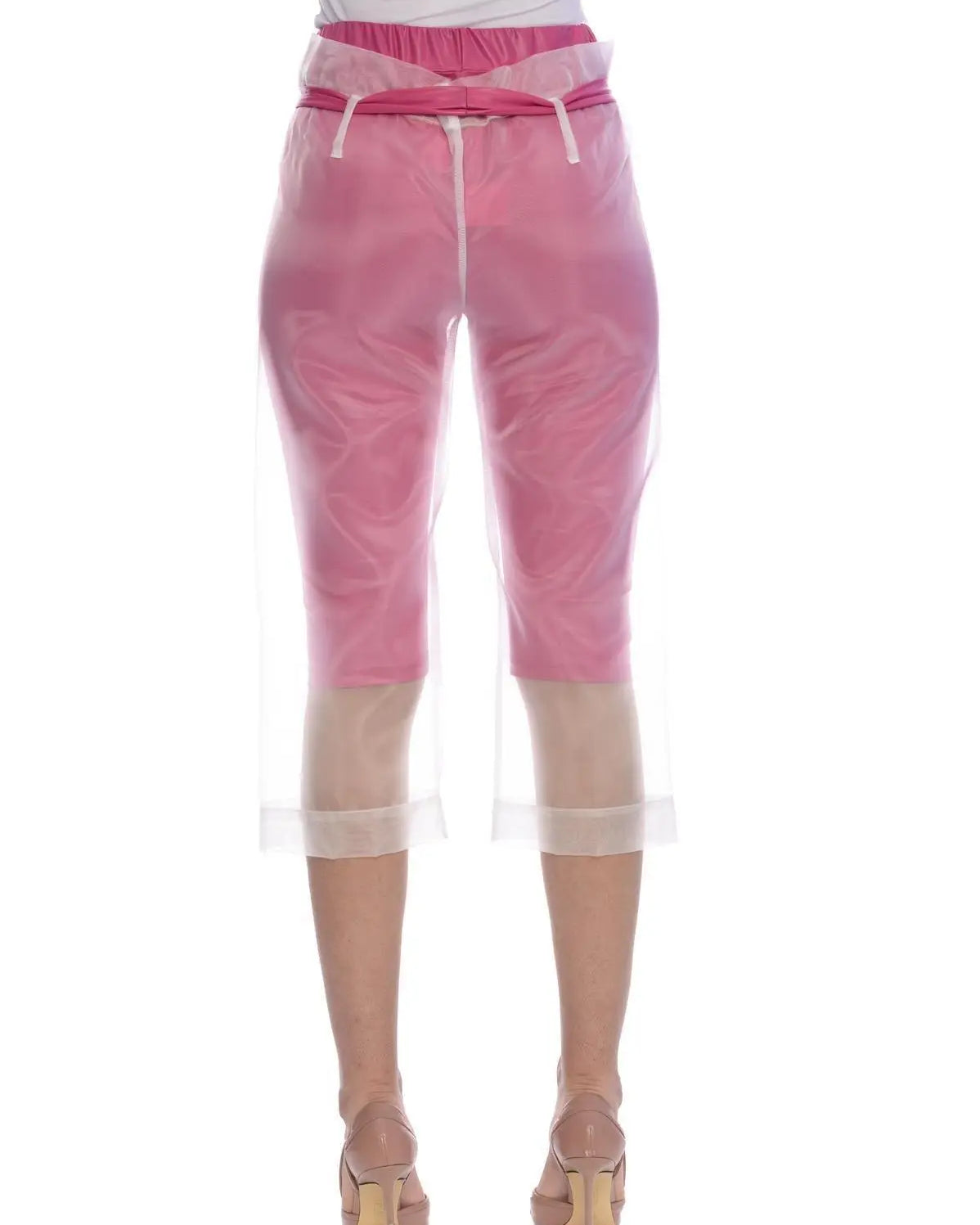 Pinocchietto in doppio tessuto FUXIA IRONICA