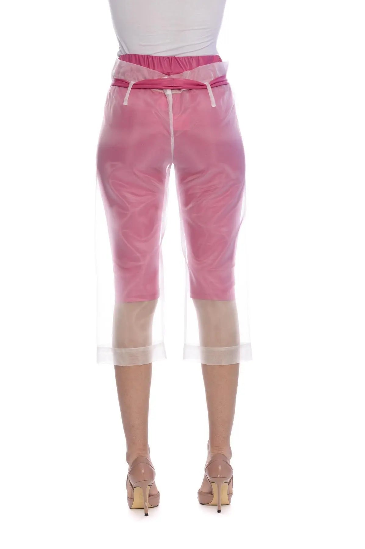 Pinocchietto in doppio tessuto FUXIA IRONICA