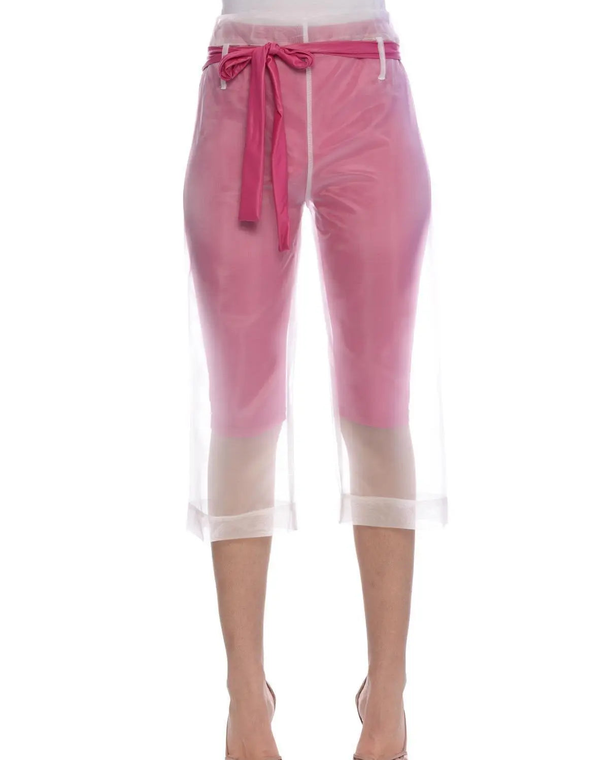 Pinocchietto in doppio tessuto FUXIA IRONICA