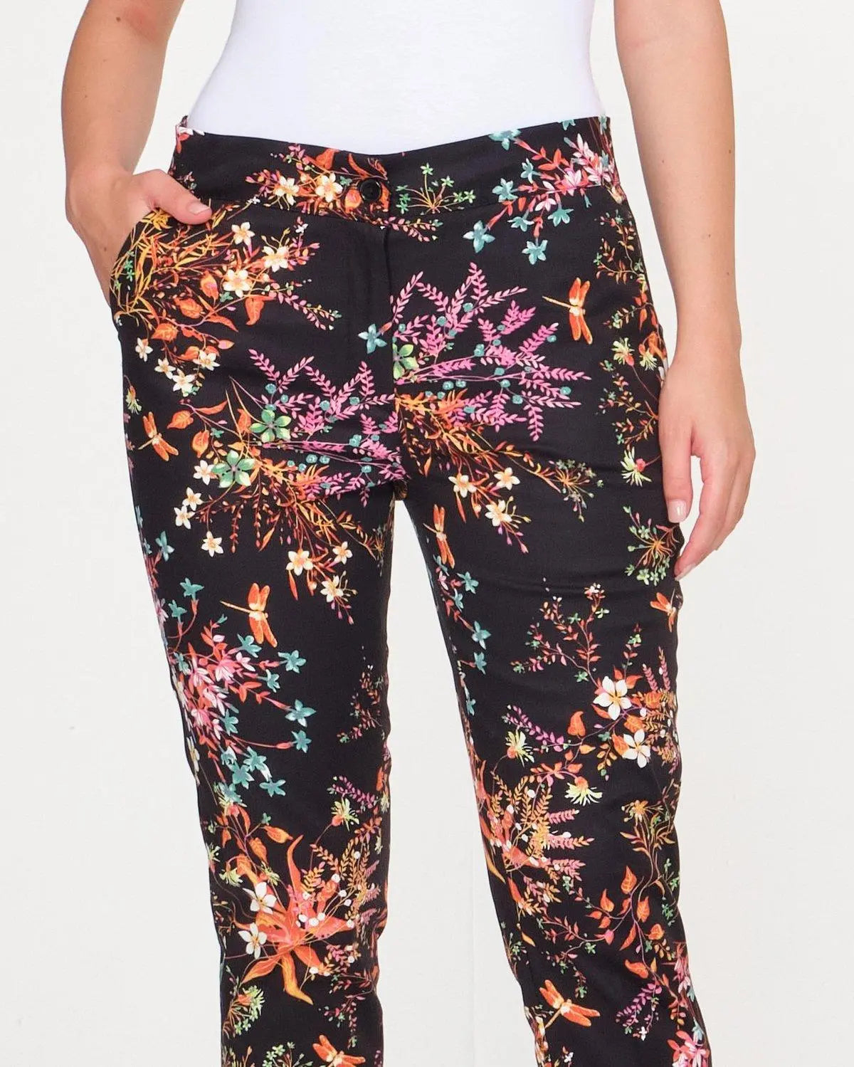 Pinocchietto in fantasia floreale FANTASIA DORABELLA