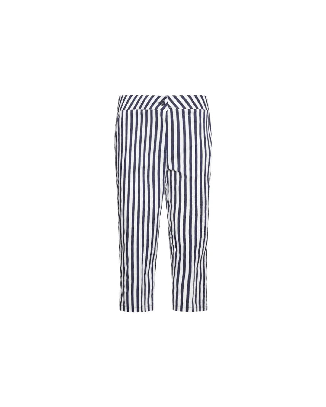 Pinocchietto righe in cotone BLU DORABELLA