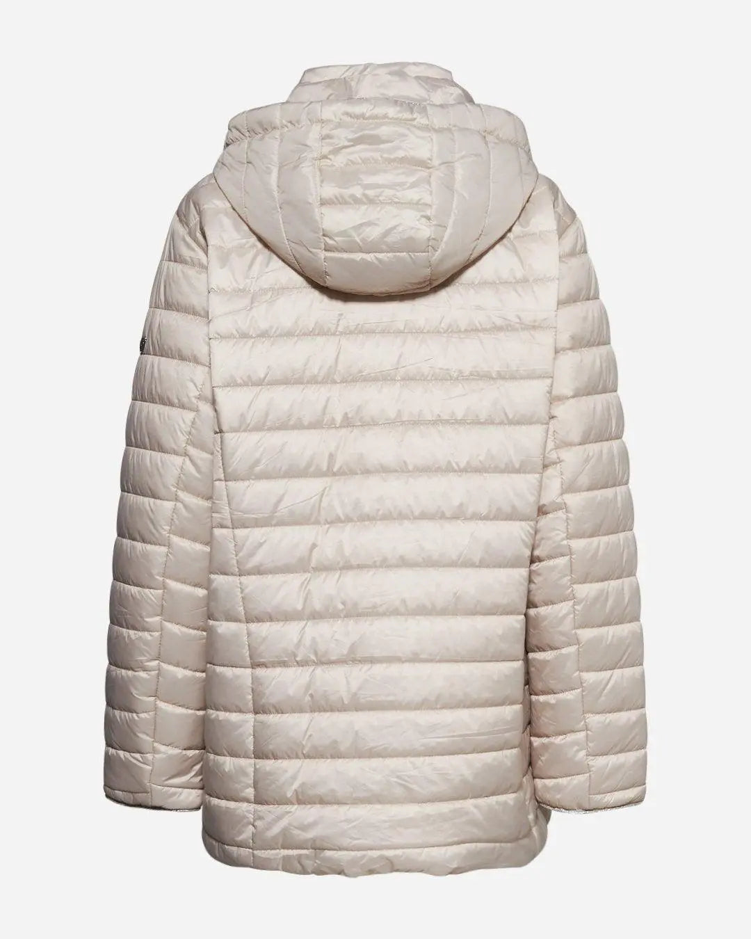 Piumino con cappuccio, zip e bottoni AVORIO DORABELLA EASY PIÙ